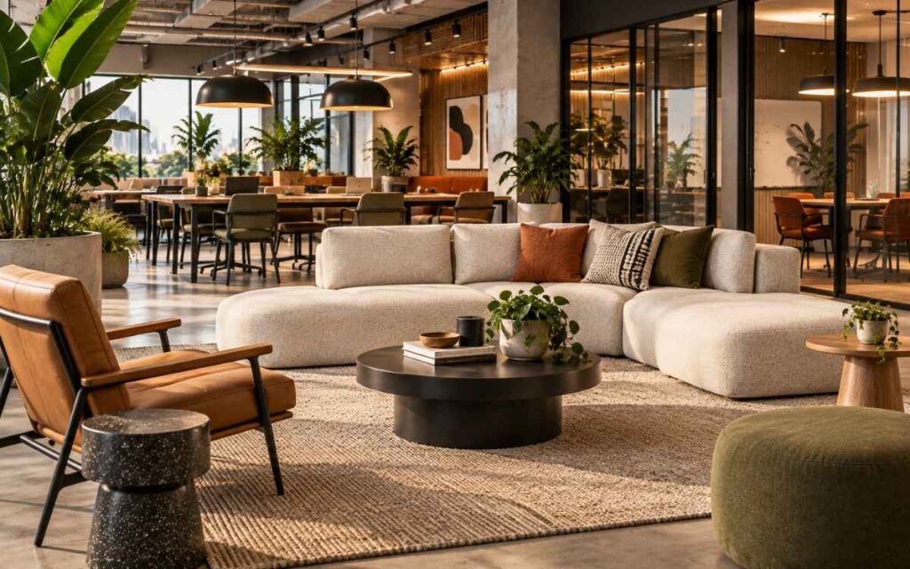Sofá Para Coworking - Sofá Center